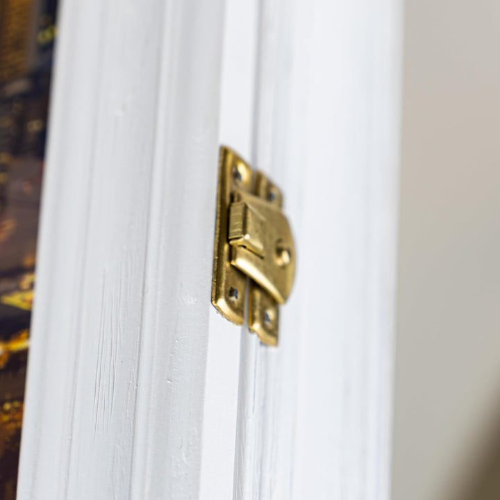 Schlüsselkasten aus Holz Hängeschrank mit Schlüsselbrett Wandorganizer für Schlüsselaufbewahrungm Sc