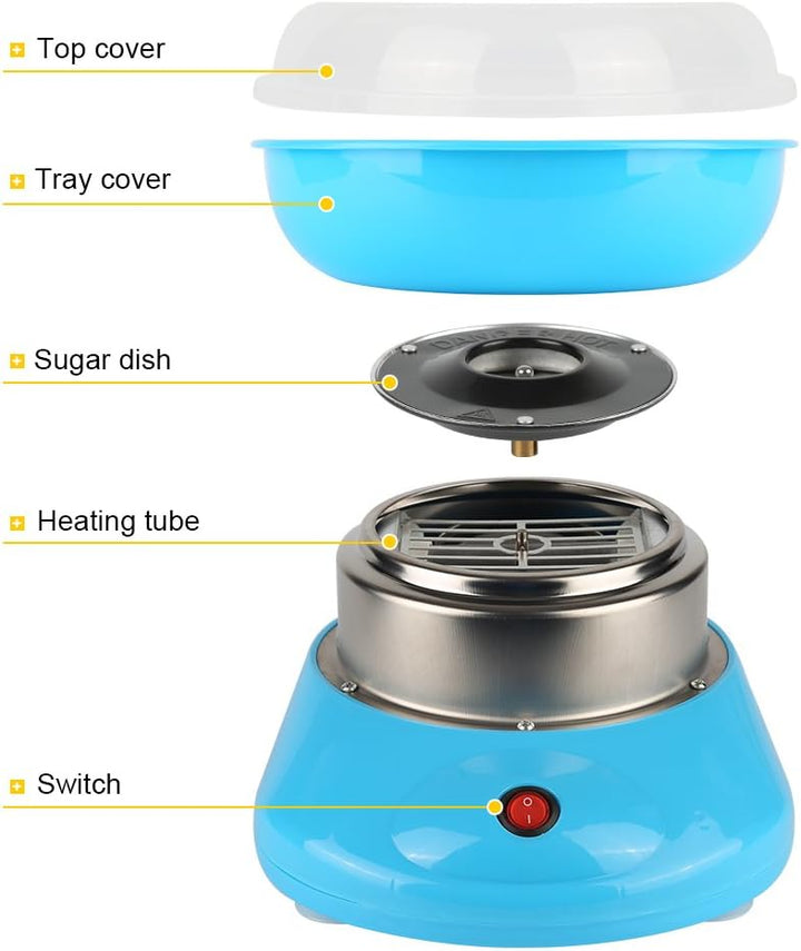 Professionelle Zuckerwattemaschine aus Baumwolle, für Zuhause, Kinder, Partygeschenk, Baumwolle, Can