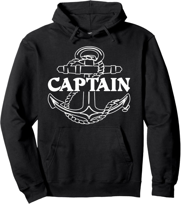 Captain Kapitän Anker Segler Motorboot Pullover Hoodie