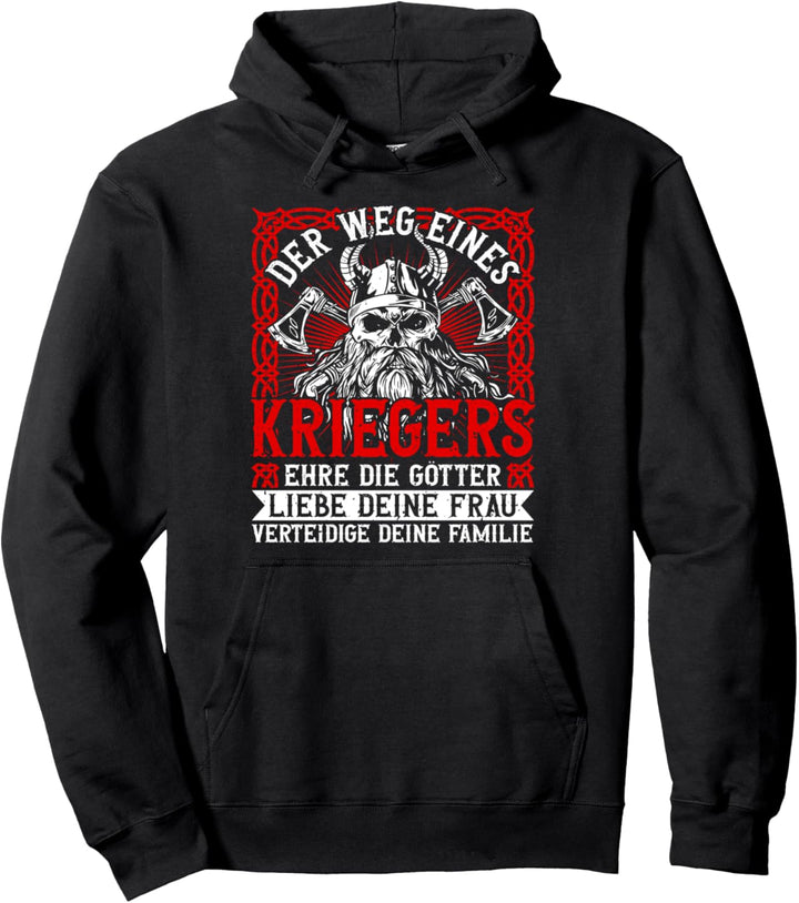 Wikinger, Der Weg Eines Kriegers, Nordmann & Nordisch Pullover Hoodie