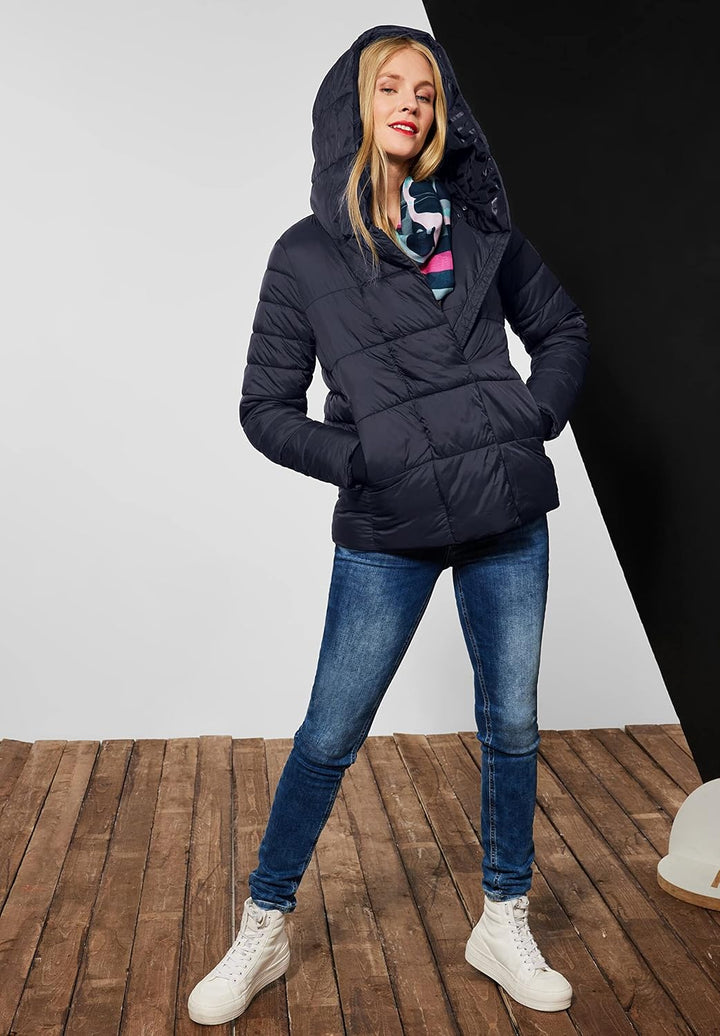 Street One Damen Winterjacke 36 Diving Blue, 36 Diving Blue