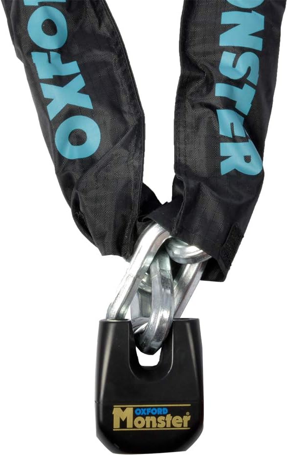 OF16 - Oxford Monster Chain &amp; Lock 1.2m 1.2m Monster, 1.2m Monster
