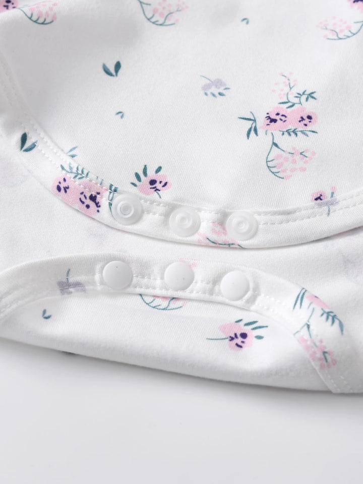 Derouetkia Baby Mädchen Kleidung Langarm Floral Tops + Strumpfhosen Cute Outfit Set 3-6 Monate, 3-6