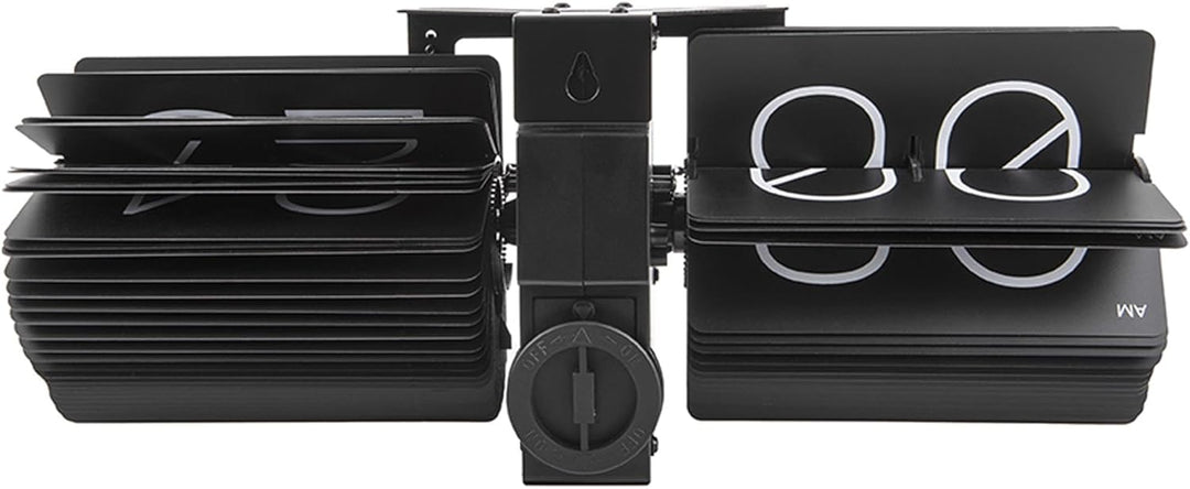 Karlsson Moderne Wanduhr Flip No Case Schwarz, Schwarz