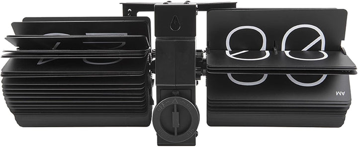 Karlsson Moderne Wanduhr Flip No Case Schwarz, Schwarz