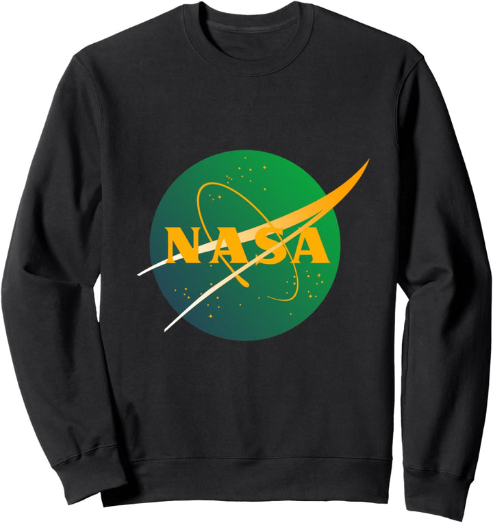 Offizielles NASA-Logo, Grün Sweatshirt