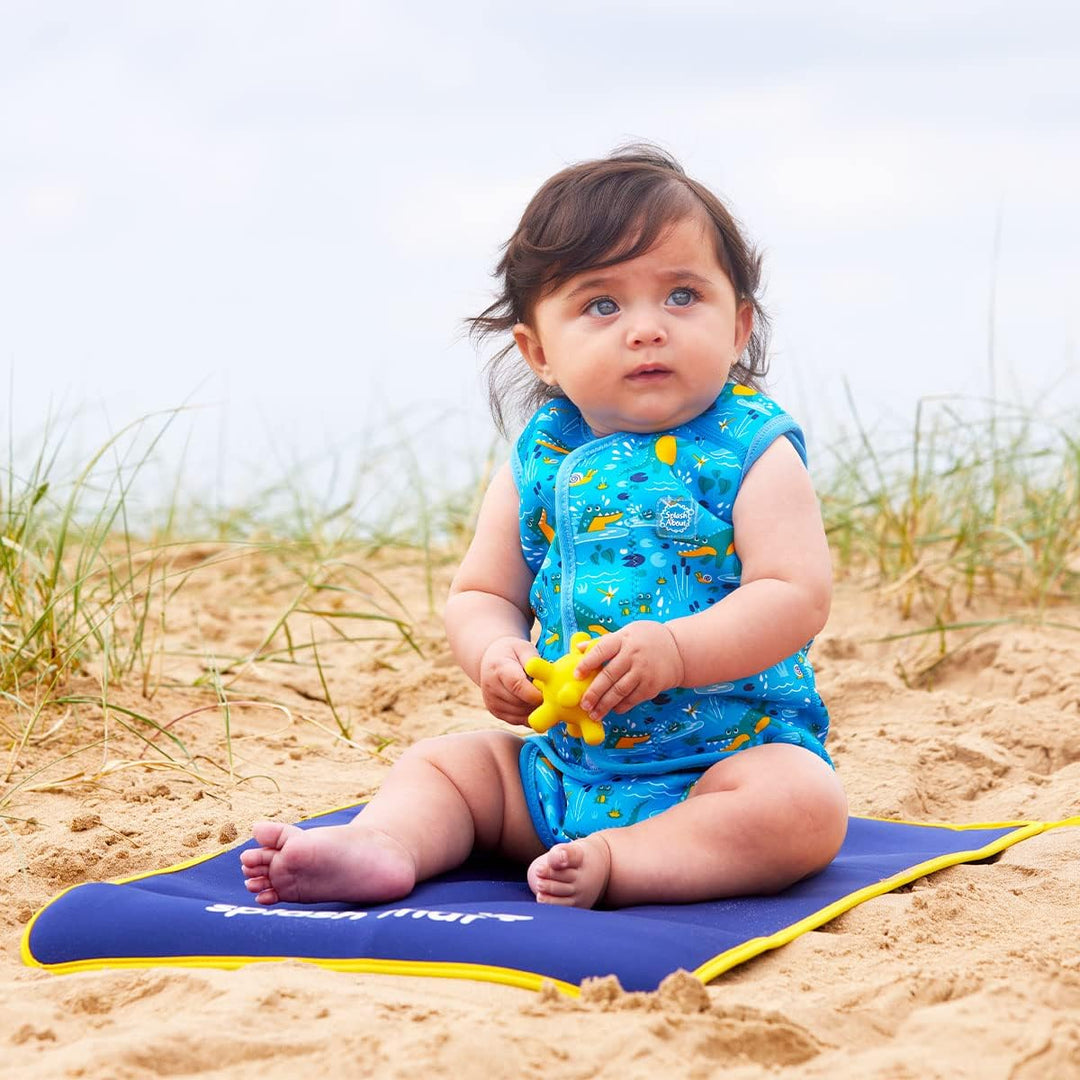 Splash About Baby Wrap Neoprenanzug 0-6 monate Crocodile Swamp, 0-6 monate Crocodile Swamp