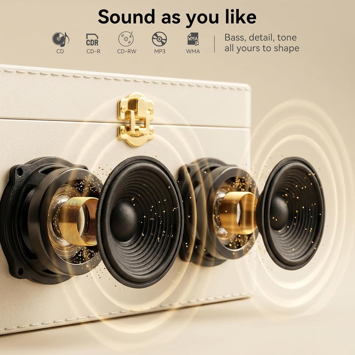 CD Player Tragbar Bluetooth: Kegaudio Radio mit CD-Player Tragbarer mit Lautsprecher Fernbedienung U