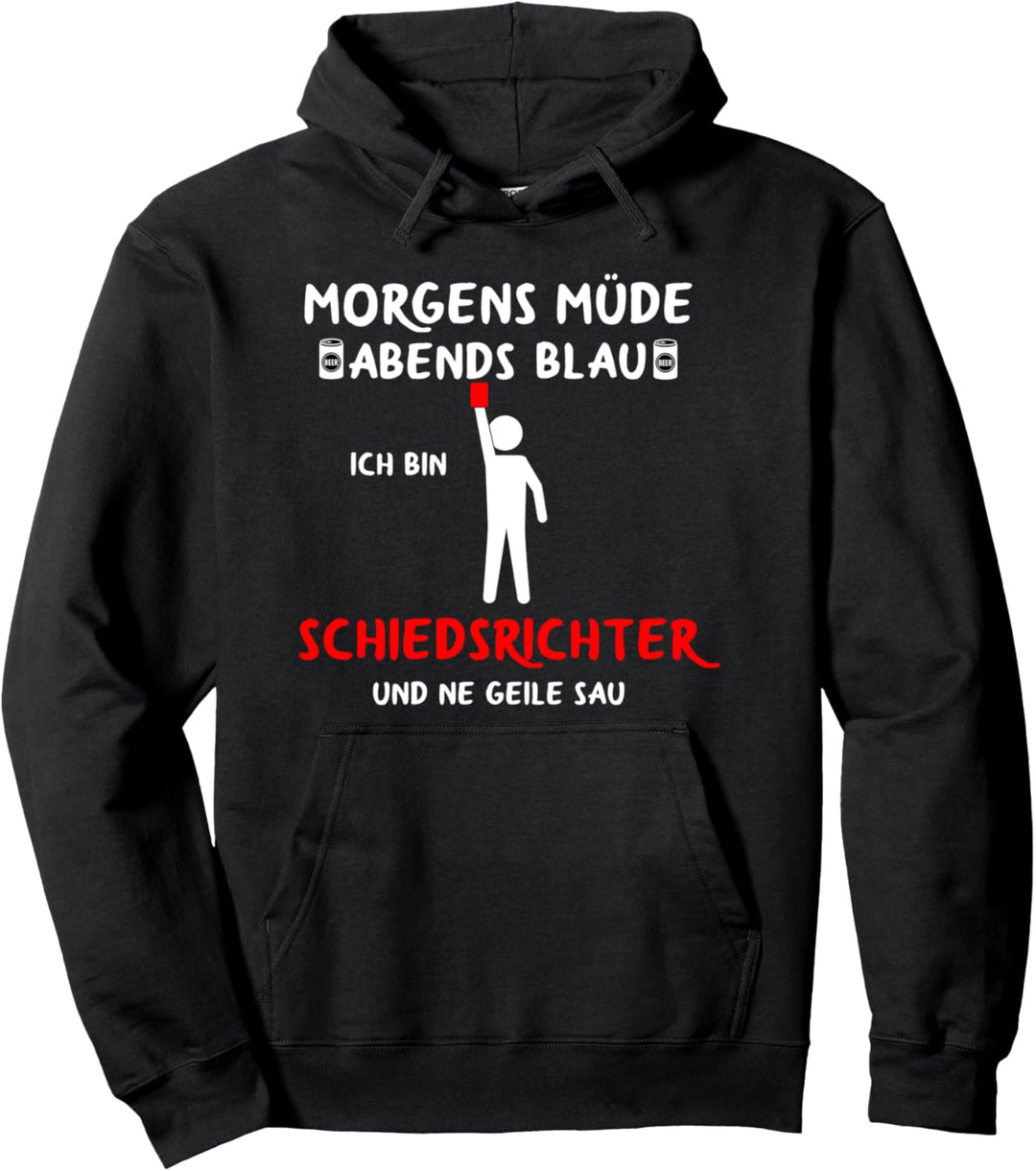 Fussball Schiri Referee Fussballschiedsrichter Schiedsrichter Pullover Hoodie