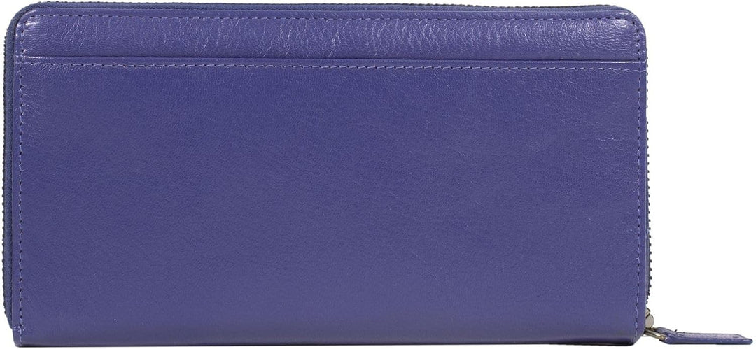 BRAUN BÜFFEL Anna Geldbörse RFID Leder 19 cm Saphir, Saphir