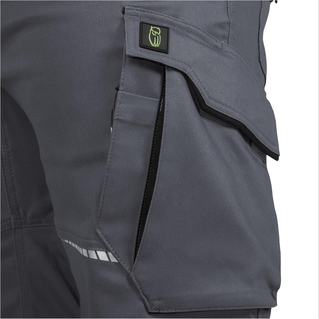 Leibwächter Kurzehose Damen Shorts Flex LINE grau-schwarz Nr. FLXDK27 Grösse 34