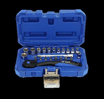 BRILLIANT TOOLS BT020023 1/4" Steckschlüssel-Satz, 23-tlg [Powered by KS TOOLS] 23-tlg., 23-tlg.
