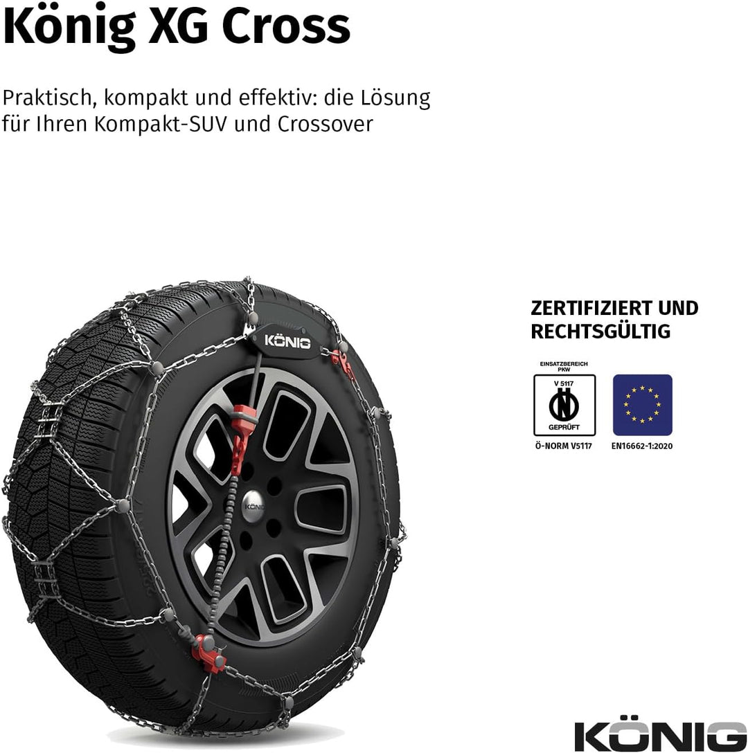 KÖNIG XG Cross 243 - Schneeketten, 243