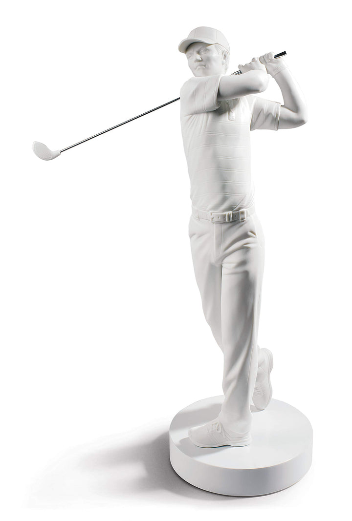 LLADRÓ Figur Golf Champion. Golfspieler. Porzellan.