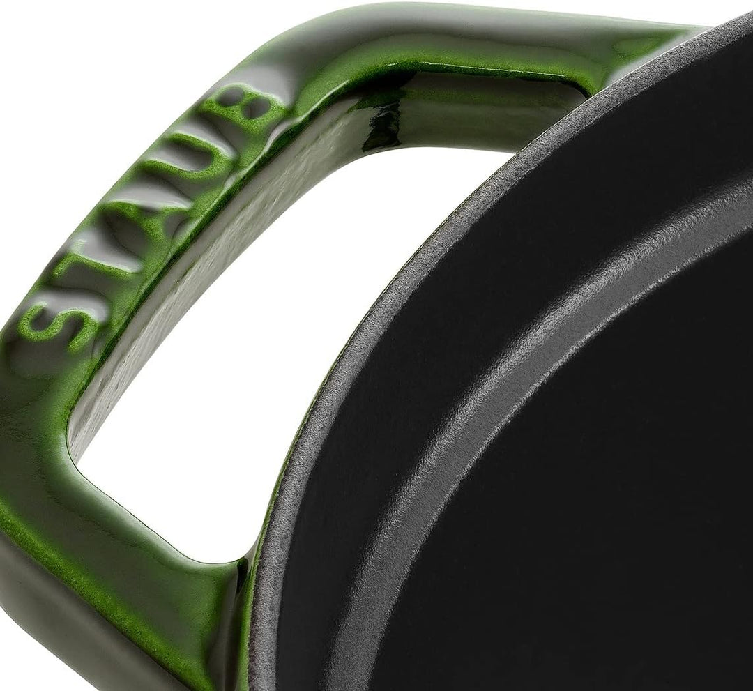 STAUB Gusseisen Bräter/Cocotte, Oval 29 cm, 4,25 L, Aromaregen Funktion, Für alle Herdarten geeignet