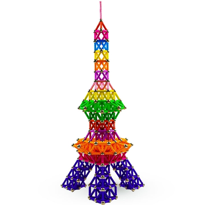 Magnetische Bausteine 168 Stück, 3D Puzzle Magnetbausteine Set für Kinder | STEM Montessori-Lernspie