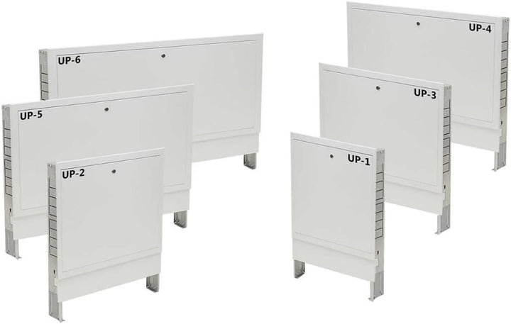 Verteilerschrank Unterputz bis max.7 Heizkreise zur Selbstmontage für Fussbodenheizung