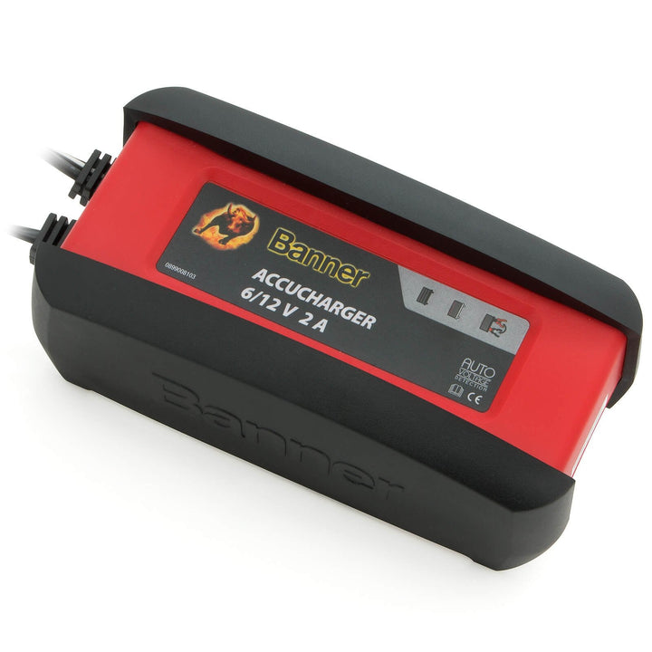 Banner KFZ Auto Automatik Batterieladegerät ACCUCHARGER 6V & 12V 2A