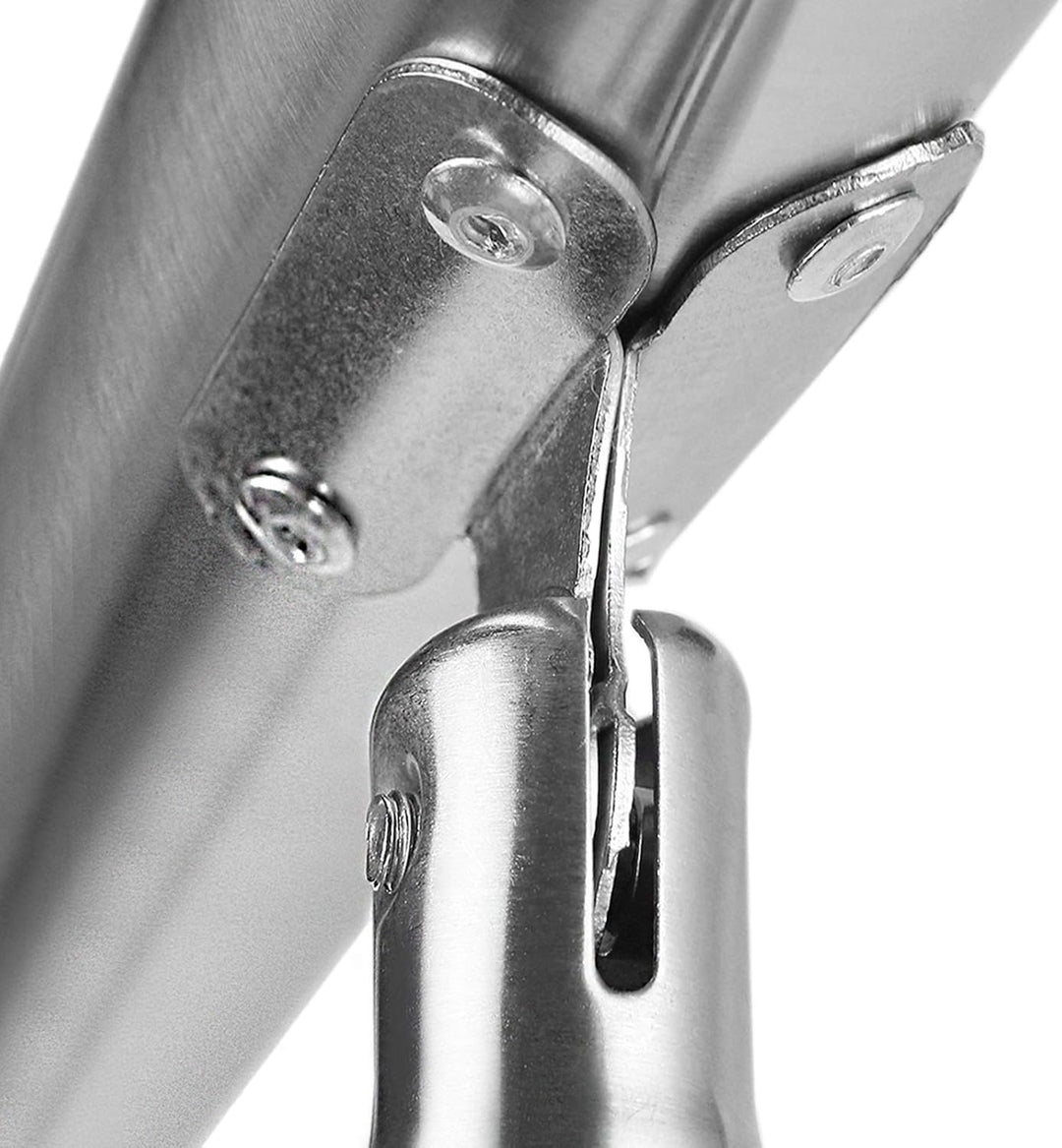 HENGMEI 80cm Treppengeländer Edelstahl-Handlauf Geländer Geländerstäben Terrassengeländer Bausatz Tr