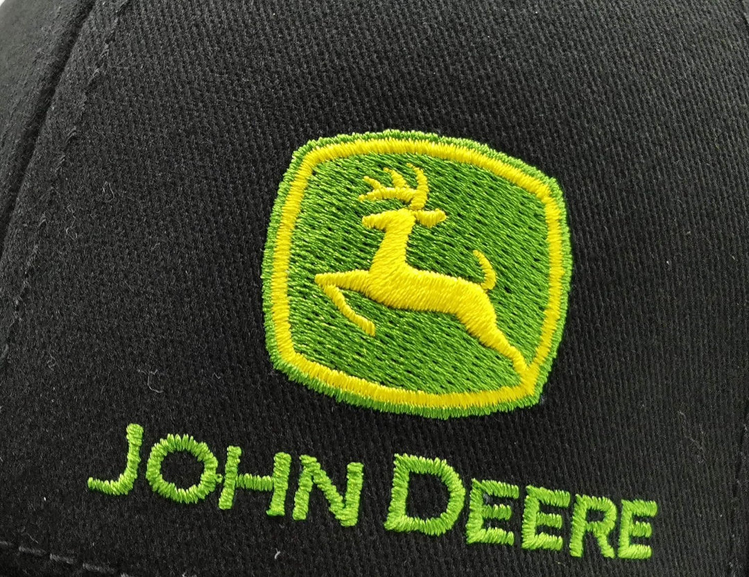 John Deere Cap mit Stoff-Mesh Schwarz