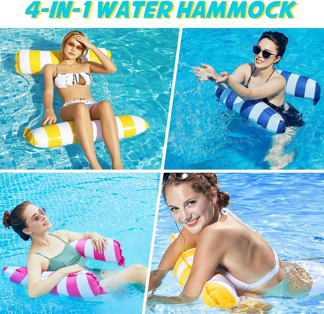 X2 Luftmatratze Pool. Luftmatratze Wasser Aufblasbare Pool-Hängematten, Erwachsenengrösse. Multifunk