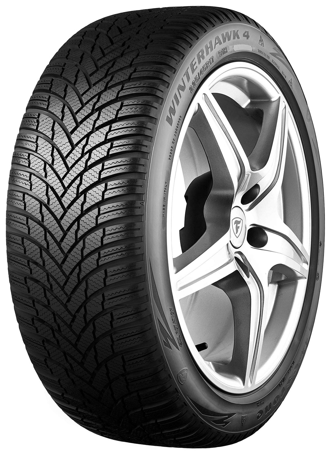 Firestone WINTERHAWK 4 - 235/50 R18 101V XL - C/B/71 - Winterreifen (PKW &amp; SUV) 235/50R18 101V - XL/