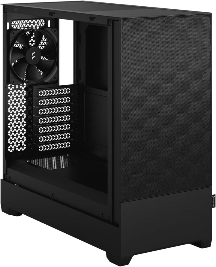 Fractal Design Pop Air Black - Tempered Glass Clear Tint - Honeycomb Mesh Front – TG Side Panel - Th