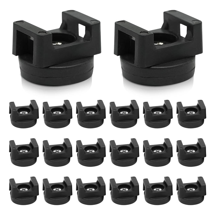 20 Stück Magnetische Kabelbinder Magnethalter Magnet Kabelklemmen Magnetclips Kabel Halterungen Kabe