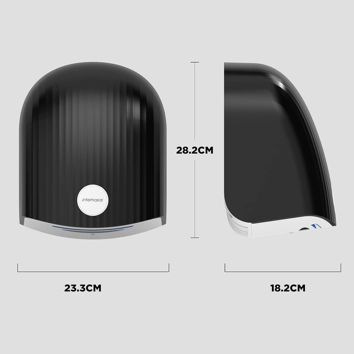 interhasa! Automatischer Handtrockner Infrarotsensor Handtrockner für Badezimmer zu Hause, Extra Lei