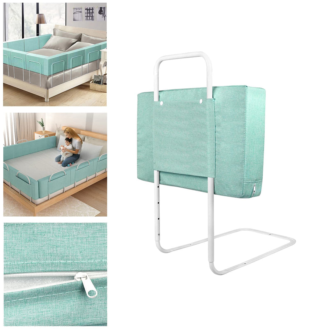 ACXIN 40-60cm Höhenverstellbares Weiches Gitterbett, Sturzsichere Tagesdecke für Kinder, Kinderbettg