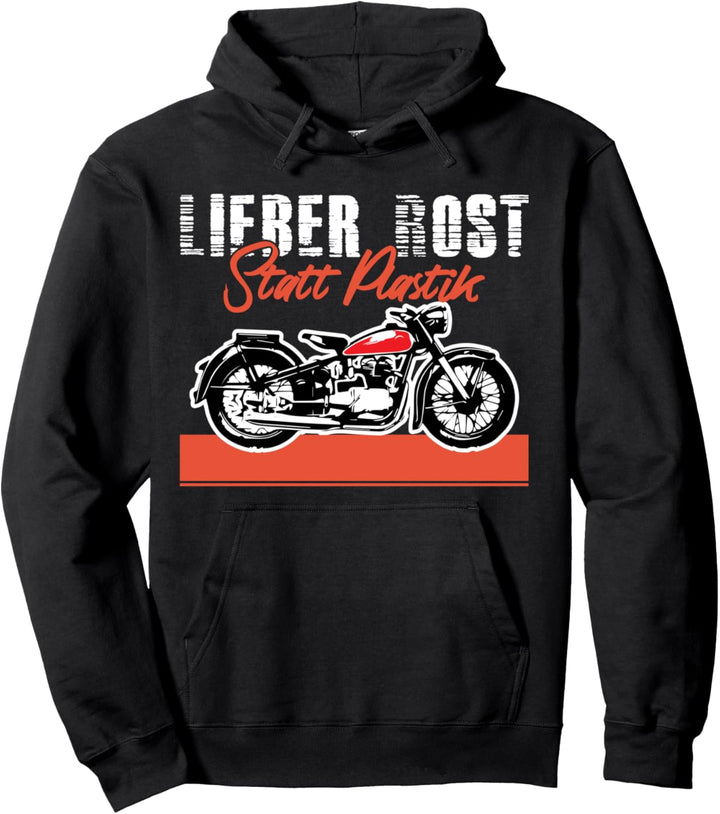 Lieber Rost Als Plastik Simson Awo Pullover Hoodie