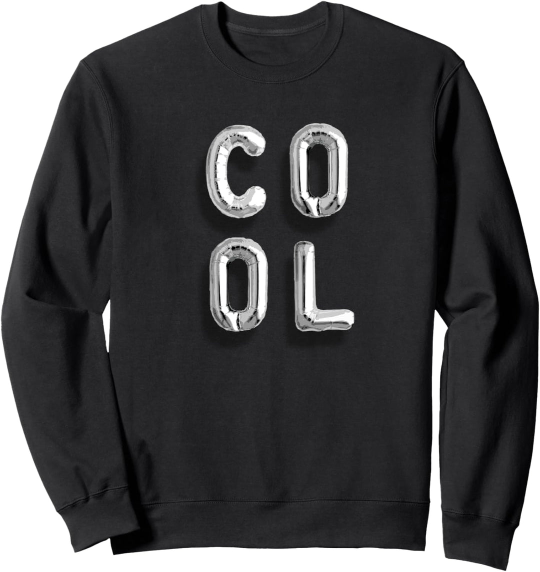 Coole Mylar-Luftballons. Sweatshirt