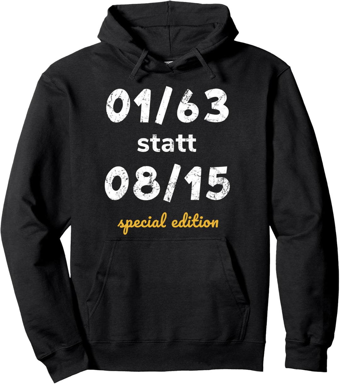 Geburtstag Januar 1963 Jahrgang 1963 60. Geburtstag Geschenk Pullover Hoodie