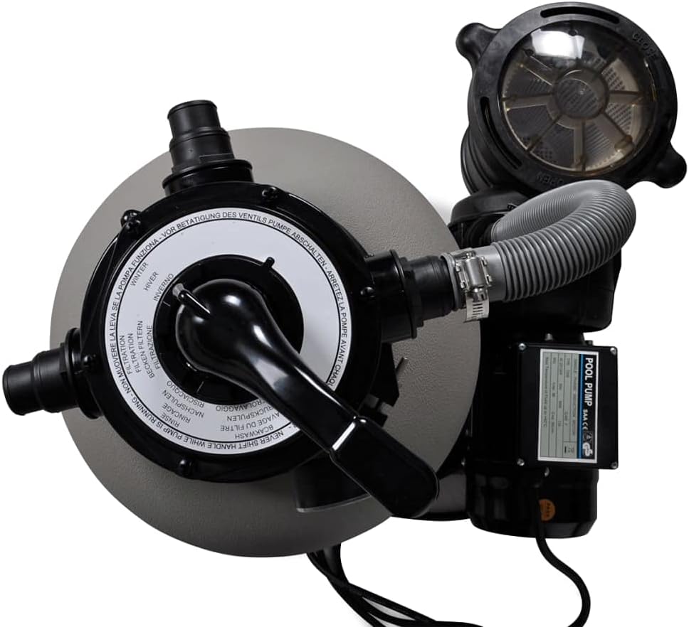 vidaXL 2x Sandfilterpumpe Sandfilteranlage Poolpumpe Filteranlage Filterkessel Wasserfilter Poolfilt