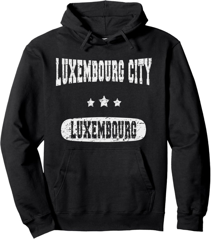 Vintage Luxemburg Stadt Luxemburg Pullover Hoodie