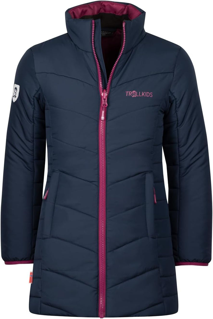 Trollkids Girls Senja 3in1 Coat Plum/Navy 116, Plum/Navy 116