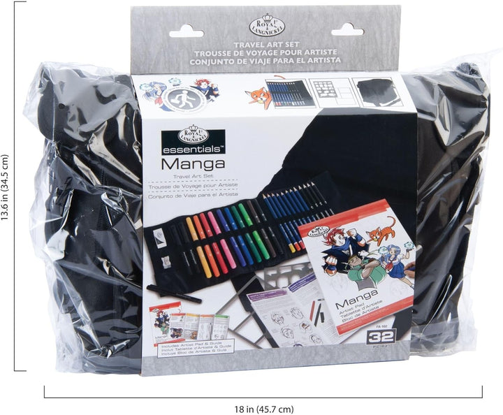 Royal &amp; Langnickel Manga Satchel Umhängetasche mit Manga-Atelierset, Manga