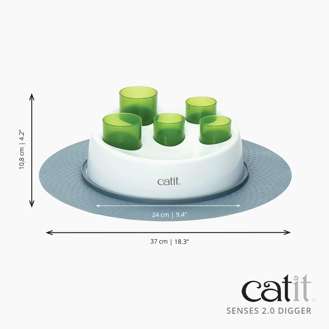 Catit Senses 2.0 Bagger, 1 Stück 1 weiss, grün, 1 weiss, grün