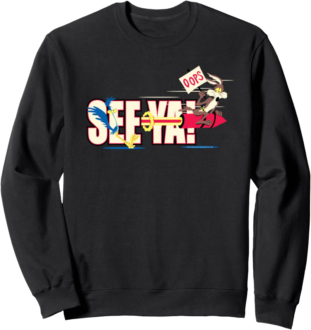 Looney Tunes Wile E. Coyote and Roadrunner See Ya Sweatshirt