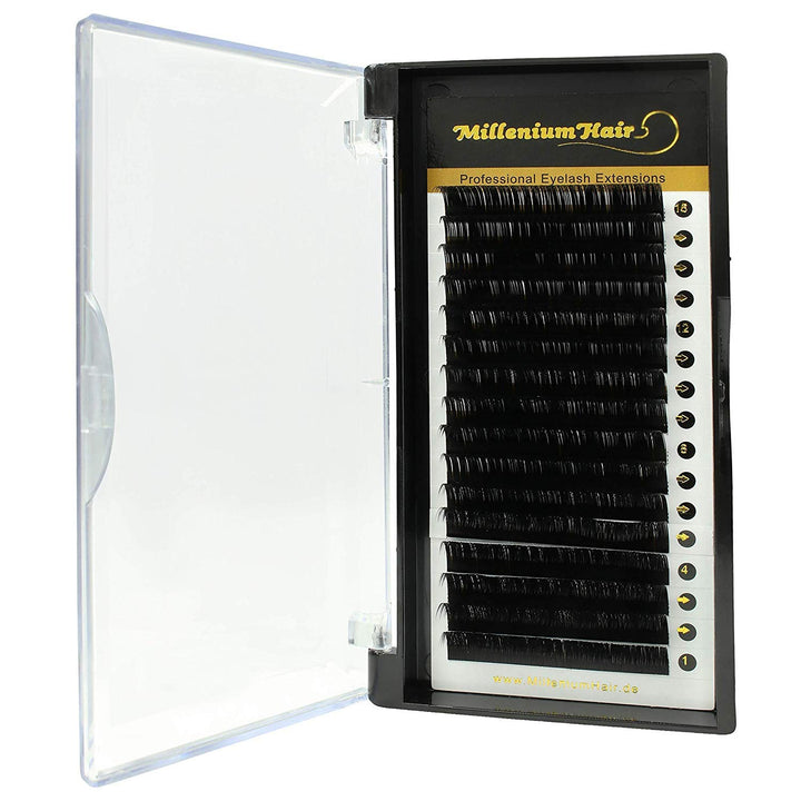 Profi-Set - Silk Lashes - Seidenwimpern - Wimpern-Verlängerung - L-Curl 0,15mm, L-Curl 0,15mm