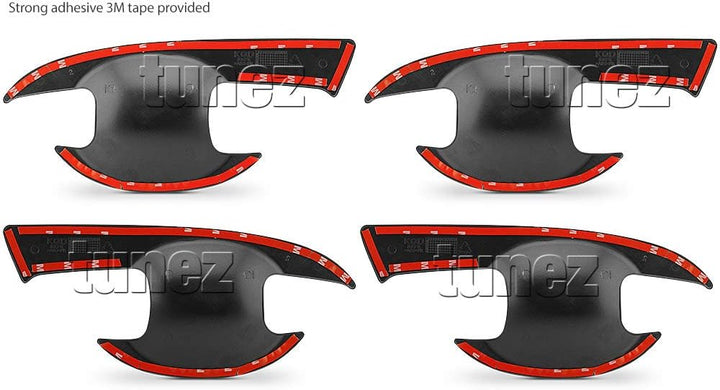 TUNEZ® Türgriff Cup Guard Abdeckung für L200 Triton Barbarian X Warrior Challenger 4 Life GLX GLS Ex
