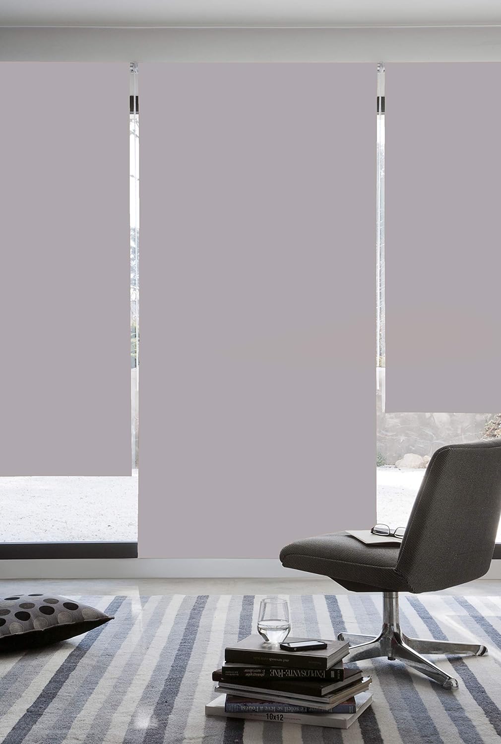 Estoralis DRACARYS Rollo Lichtundurchlässig, Polyester, Grau, 110 x 230 cm 110 x 230 cm Grau, 110 x