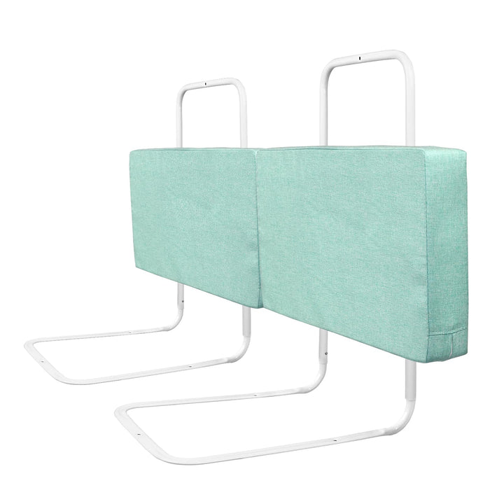 YRHome 2er Bettgitter Bettschutzgitter für Kinder, 60cm 5-Loch Höhenverstellbar,Rausfallschutz,Abstu