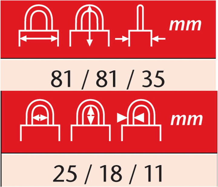 ABUS 20/70 70mm Diskus Plus Padlock Keyed Alike 564323
