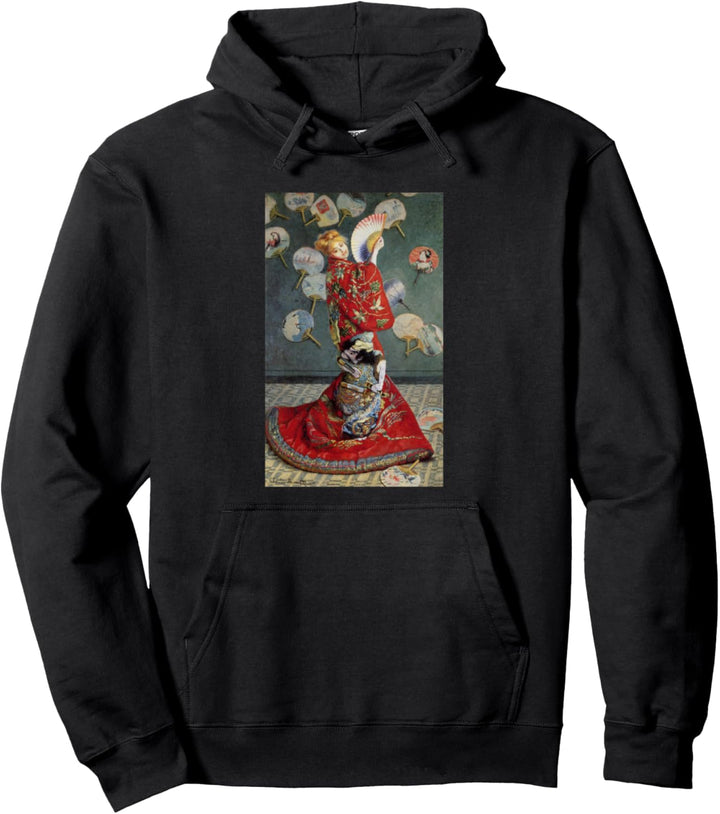 Monets Madame-Monet trägt einen Kimono Pullover Hoodie