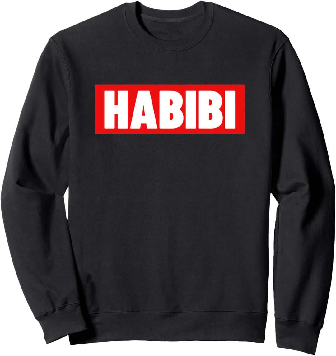 Habibi Boxlogo Schatz Liebling Auf Arabisch Habibo Geschenk Sweatshirt
