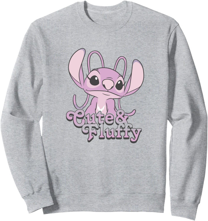 Disney Lilo &amp; Stitch Valentinstag Angel Cute &amp; Fluffy Sweatshirt
