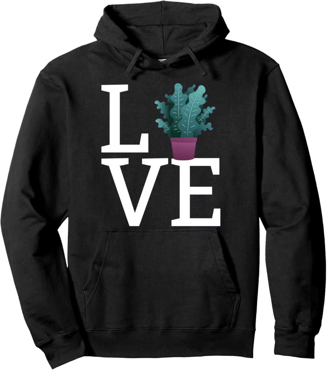 Liebe Pflanzen Papa Pflanze Mama Pflanze Gartenarbeit Pullover Hoodie