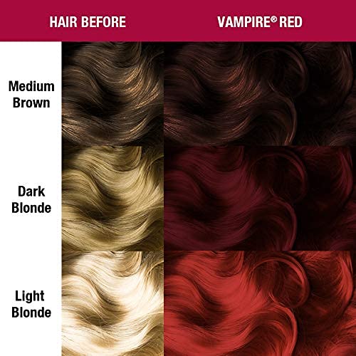 Manic Panic Vampire Red Classic Crème, vegane, tierversuchsfreie, semi-permanente Haarfarbe, 2 x 118