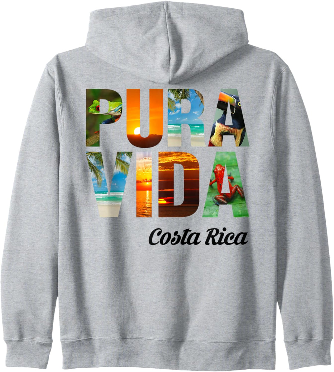 Pura Vida Costa Rica Kapuzenjacke